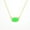 Gold Green, variant on Tortoise Leopard Mini Hexagon Choker Necklace for Women Short Chokers Accessorie