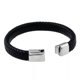 thumbnail image 4 of Pulsera de cuero PU Brillar duradera y elegante color negro 19 cm, 4 of 4