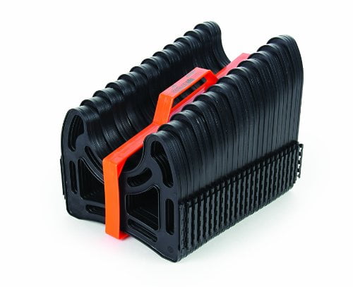 Holds Hoses In Place Camco 20ft Sidewinder RV Sewer Hose Support Wont Creep Closed No Need For Straps 43051 Made From Sturdy Lightweight Plastic 