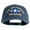 Navy, variant on U.S. Airforce Veteran with Roundel Embroidered Retro Cotton Blend Snapback Cap - White OSFM