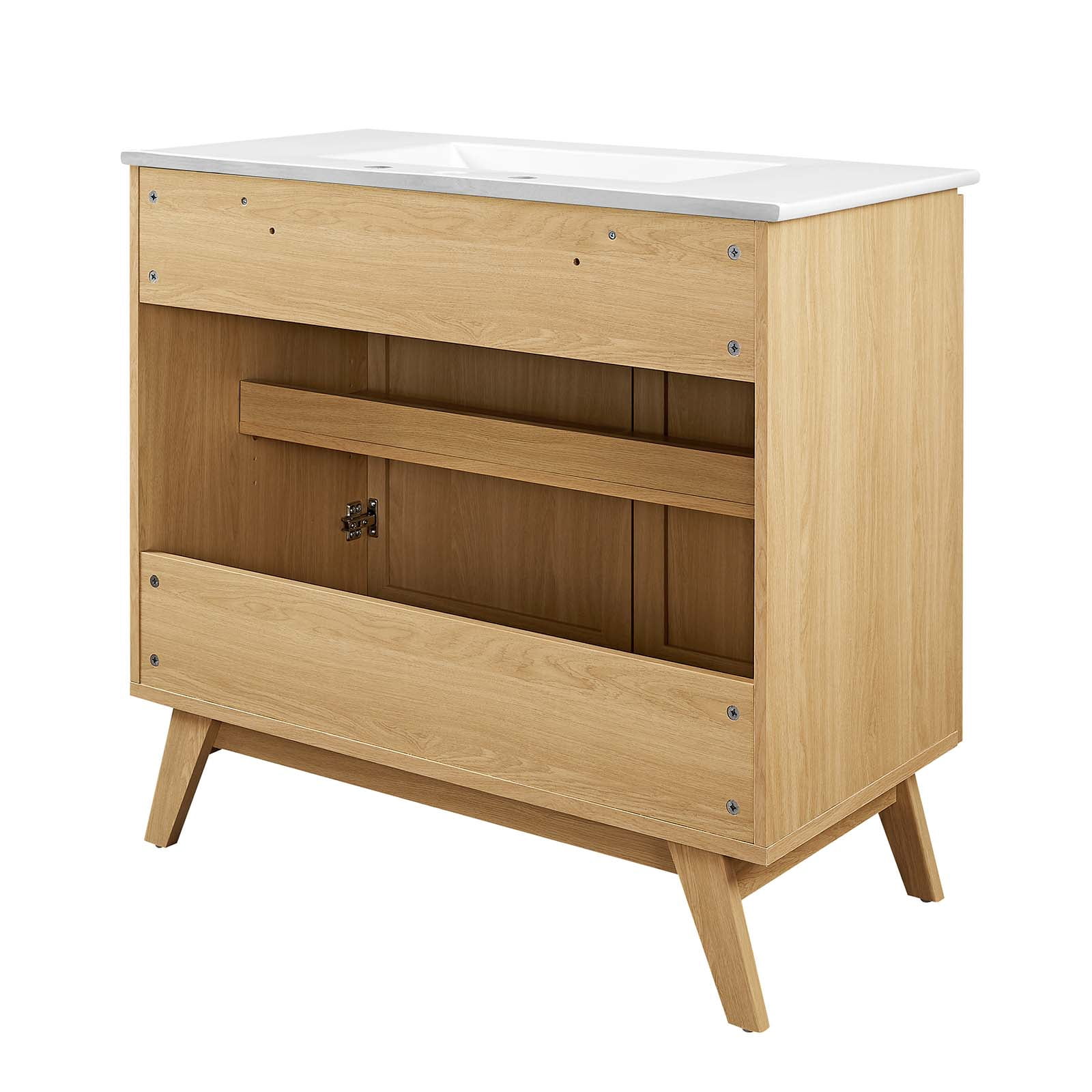 Modway Soma 36” Bathroom Vanity in Oak White