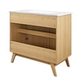 thumbnail image 4 of Modway Soma 36” Bathroom Vanity in Oak White, 4 of 10