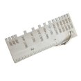 thumbnail image 1 of Stainless Steel Wire / Metal Plate Thick-Ness Gauge Welding Gage Measuring Ruler, 1 of 10