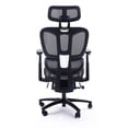 thumbnail image 4 of Sealy Huxley Adjustable Ergonomic Black Mesh Office Chair Metal & Plastic frame, 4 of 12