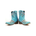 thumbnail image 4 of Ymiytan Women Fashion Wide Calf Western Cowgirl Cowboy Boots Embroidery Ankle Boots Shoes, 4 of 8