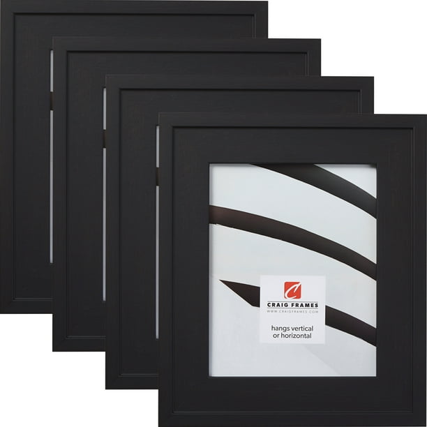 Craig Frames Marshall Step Composite, Wide Black Coffee Picture Frame