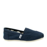 TOMS Womens Classic Flat Navy Alpargata Slip-On