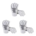 thumbnail image 2 of Ruiboury Gants de Boxe Respirants Équipement de Protection pour Sac Femmes Hommes Combat Démon Main Blanc 24 x 13 x 5cm 3Ensemble, 2 of 6
