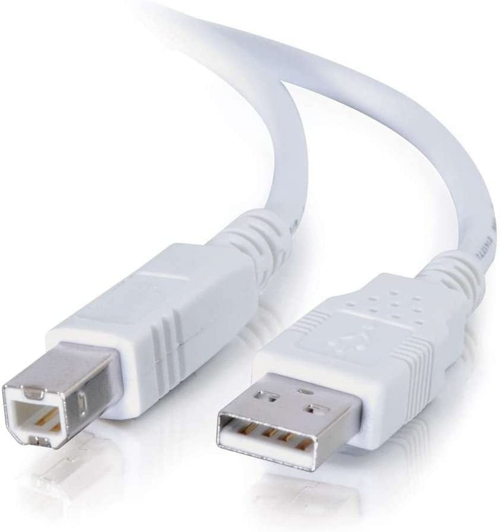 Link Depot USB2.0 A To B Cable, 6', White - Walmart.com