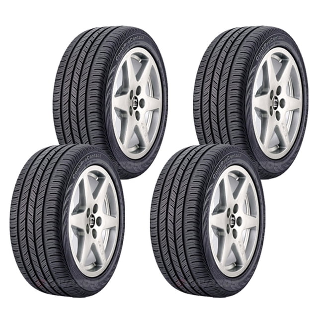 PAQUETE DE 4 LLANTAS 205/50 R17 CONTINENTAL CONTIPROCONTACT 89V