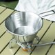 thumbnail image 2 of Juego de camping al aire libre, cuenco de nieve de acero inoxidable 304, taza de nieve portátil para picnic, senderismo, vajilla de camping plegable, 2 of 5