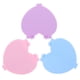 thumbnail image 5 of Juego de 3 joyeros pequeños de plástico con forma de corazón y espejo interior., 5 of 7