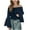 Navy, variant on LIaqionyy Girls Crop Top off the Shoulder Long Sleeve Summer Kids Cute Elegant Pullover Fashion Clothes