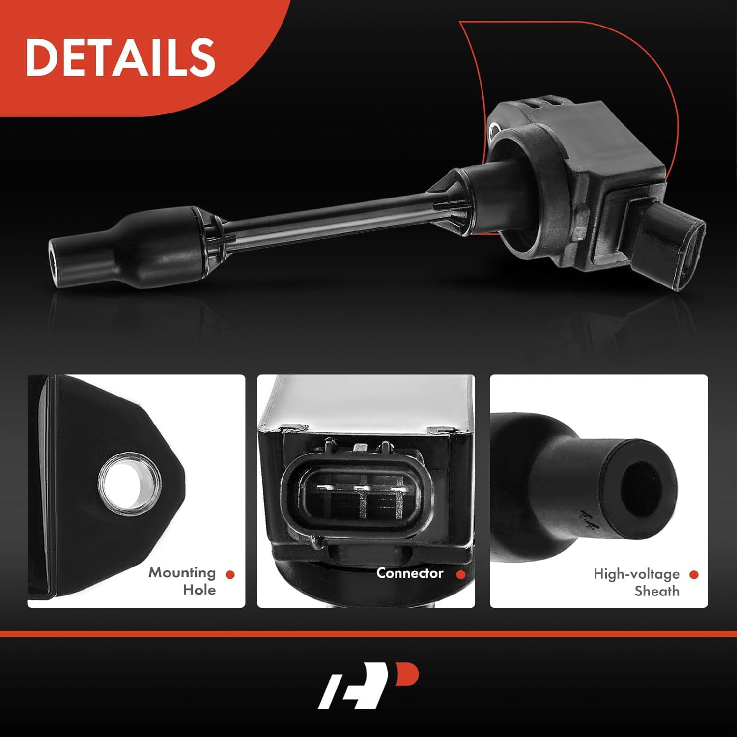 A-Premium Ignition Coil Pack for Toyota Camry 2.5L 2018-2021, Corolla 2.0L 2019-2021 & Lexus ES250 2.5L 2021-2023, Replace# UF-848, 90919-02276