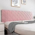 thumbnail image 3 of 2025 All-inclusive Super Soft Smooth Quilted Head Cover Thicken Velvet Headboard Cover Solid Color Bed Back Dust Protector Cover, 3 of 4