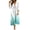 White 28, variant on Karymi Spring Dresses for Women Floral Print Bohemian Maxi Dress, Ruffle V Neck Lace-Up Front 3/4 Puff Sleeve Elastic Waist Flowy Beach Vacation Sundress Summer Dress