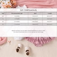 thumbnail image 2 of Zecgelong Baby Girl Outfit Cute Romper Long Sleeve Ruched Bodysuit Comfy Outfits Baby Girl Clothes Girls Outfits Sets Age 3-6 Months, 2 of 5