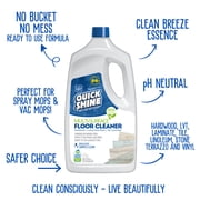 Quick Shine Multi-Surface Floor Cleaner, 128 oz, Ready-to-Use Streak-Free No-Rinse Formula, Safer Choice Certified