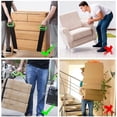 thumbnail image 4 of Adjustable Lifting Moving Straps 2 Pack Lifting Straps for Moving Furniture, Boxes, Mattress, Heavy Objects, Widen Handle Lifting Belts with Non-Slip Gloves Supports Up to 600lbs, 4 of 7