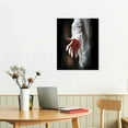 thumbnail image 2 of COMIO Jesus Religion With Framed Canvas Wall Art Give Me Your Hand God Christian Wall Art Jesus Poster Pictures Wall Art Christian Wall Decor Prayer Room Bedroom Living Room Ready to Hang, 2 of 4