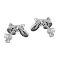 thumbnail image 4 of Aeravida Fun and Stylish Bicycle Sterling Silver Post Stud Earrings | Cute Sterling Silver Stud Earring for women | Bicycle Stud Earrings | Casual Stud Earrings | Gift for Special Day, 4 of 5