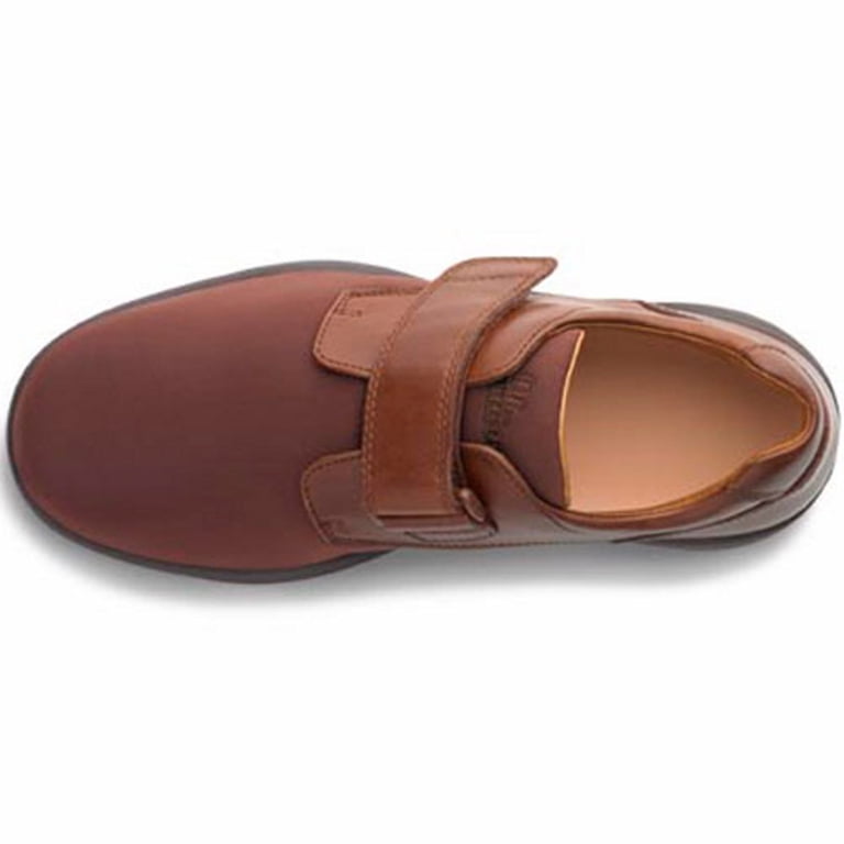 Dr. Comfort NEW Brian Mens Stretchable Diabetic Casual Strap Shoe Brown 11.5 W Dr. Comfort NEW Brian Mens Stretchable Diabetic Casual Strap  main image 4