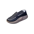 thumbnail image 2 of Chaussures Décontractées pour Femmes Confortables à Enfiler Plateforme Douce pour Marche Intérieure Extérieure Noire 40, 2 of 9