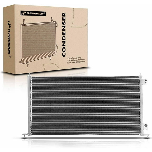 A-Premium Air Conditioning A/C Condenser Compatible with Honda Civic 2002-2005 L4 2.0L Hatchback, Replace# 3153, 80110S5TE01