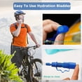 thumbnail image 5 of Vessie d'Hydratation, Sac de Rangement Léger pour Réservoir d'Eau de 2 L, Sac à Dos avec Réservoirs d'Hydratation pour la Randonnée, le Vélo, l'Escalade, le Cyclisme, la Course (Bleu), 5 of 5