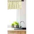 thumbnail image 3 of Ambesonne Yellow Window Valance, Dandelions Asters Abstract, 54" X 18", Yellow White, 3 of 3