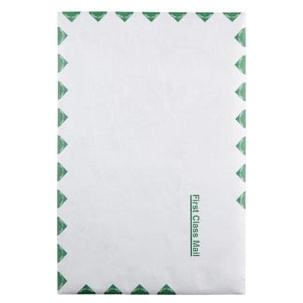 Quality Park Survivor Tyvek First Class Envelopes First Class Mail - 10" Width x 15" Length - 14 lb - Peel & Seal - Tyvek - 100 / Box - White
