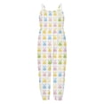 thumbnail image 4 of YUEHUA Toddler Baby Girls Romper Sleeveless Jumpsuit Summer Clothes Adjustable Tie-Up Strap with Pocket, 4 of 4