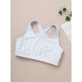 thumbnail image 5 of vastwit Kids Girls Ballet Dance Outfits Sleeveless Crop Top High-Low Skirt Gymnastics Dancewear White 10, 5 of 7