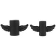 thumbnail image 1 of 2PCS Cable Protector Protector Cartoon Wing Charging Data Sync Cable Saver Black, 1 of 4