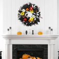 thumbnail image 1 of Halloween Simulation Decorative Wreath - Realistic Web For Door Wall Party Decor, 1 of 6