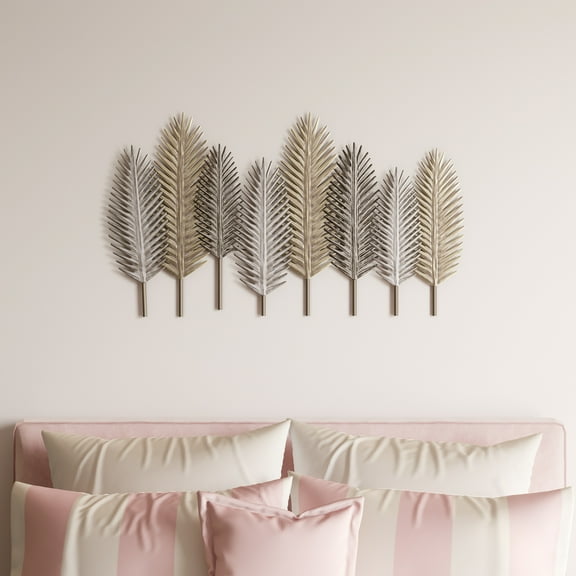 Elwyn Metal Leaf Wall Decor