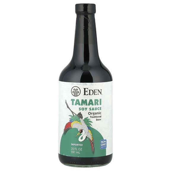 Eden Foods Organic Tamari Soy Sauce, 20 fl oz (591 ml)