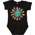 thumbnail image 3 of Inktastic Peace Through Unity Boys or Girls Baby Bodysuit, 3 of 5