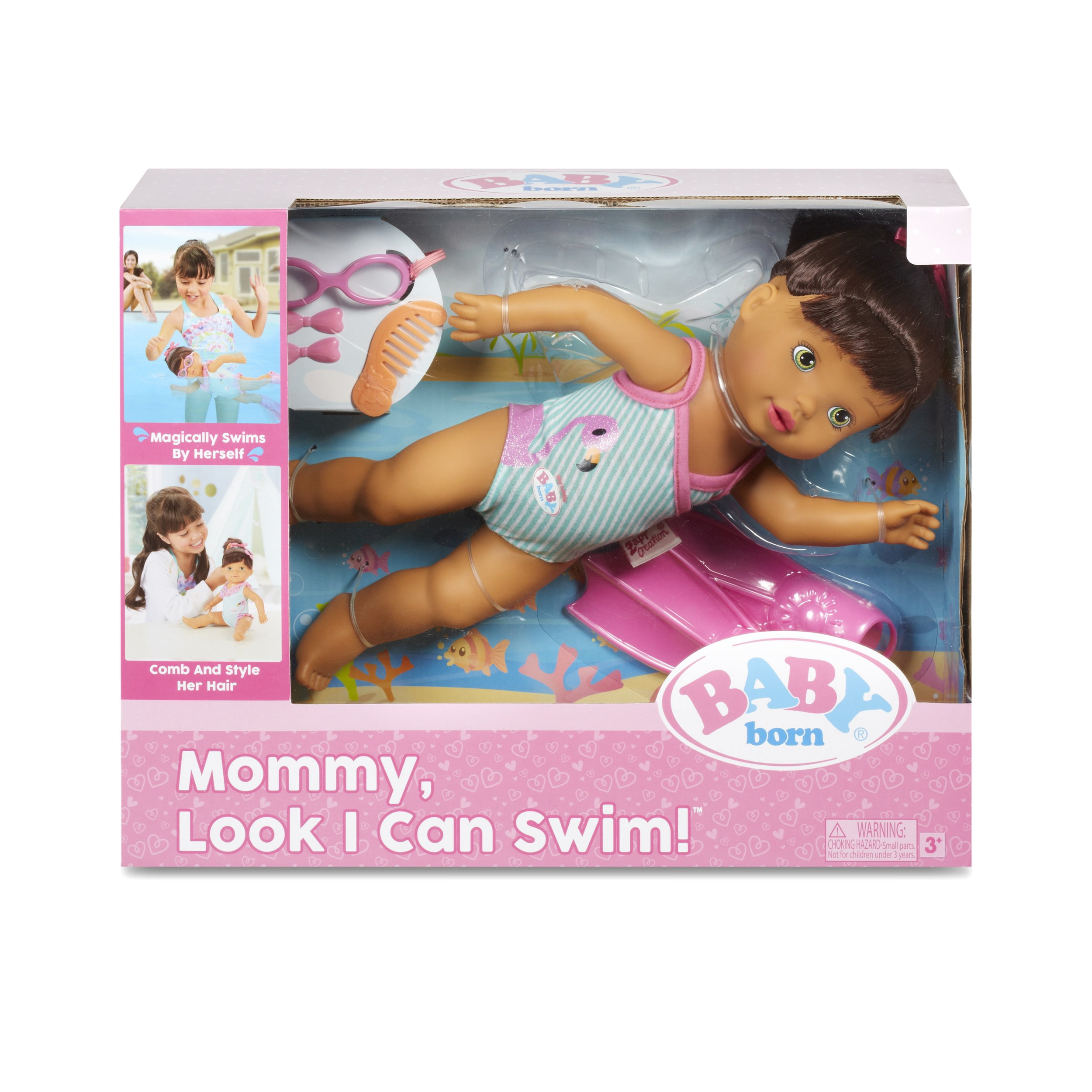 Baby Born Mommy Look I Can Swim 