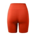 thumbnail image 4 of Pantalones cortos sin costuras con efecto lifting para mujer - Pantalones de gimnasio y yoga de cintura alta - Nailon y spandex - Tallas XS-XL, 4 of 5