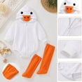 thumbnail image 6 of REDARER Baby Hooded Romper 2 Piece Set Zipper Animal Bodysuit with Matching Socks for Holiday Party Photo ,6-12 Months, 6 of 8
