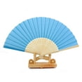 thumbnail image 2 of 2 Unids / Pack De Bambú Chino Plegable Ventilador De Mano Retro Favores Del Sunnimix abanico de mano abanico plegable chino, 2 of 8