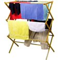 thumbnail image 5 of Home-it Wooden Clothes Drying Rack for Laundry - Collapsible Folding Bamboo Laundry Drying Rack for Drying Clothes - Heavy Duty Pre Assembled, 5 of 7