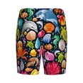 thumbnail image 2 of Lsque Underwater Diving Animals Mens Sleep Pajama Shorts,Short Pajama Pants, Cotton Ultra-Soft Knit-Small, 2 of 9