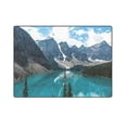 thumbnail image 3 of CADecor Lake Louise Mountain Fantastic Nature Throw Blanket Bed Sofa Blanket 58x80 inches, 3 of 3