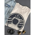 thumbnail image 3 of Astronaut Portrait T-Shirt Women -Smartprints Designs, Female x-Large, 3 of 4