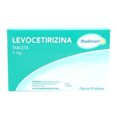 Levocetirizina Medimart 5 mg 30 tabletas