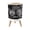 Color 4, variant on Small Trash Can with Lid Ink Rose Abstract Floral Onyx Roses Large Petals Abstract 1.8 Gallon Dog Proof Trash Can Round Garbage Can Waste Bin Wastebasket for Bathroom Bedroom Living Room