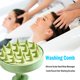 thumbnail image 3 of Ygjytge Peine Masajeador De Cuerpo Y Cabeza De Cuero Cabelludo De Silicona, Cepillos Redondos Para Lavar El Cabello (Verde) Ygjytge Para estrenar, 3 of 9