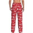 thumbnail image 6 of Mens Pajama Pants, Christmas Hohoho Soft Sleep & Lounge Pants for Men, Cuteness Casual PJ Bottoms Pants with Pockets, 6 of 7
